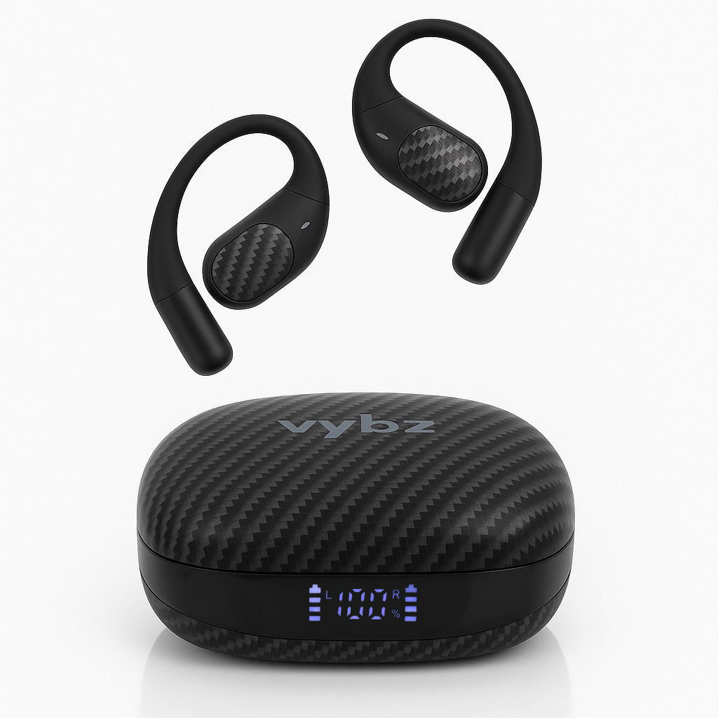 Vybz Open-Ear Wireless Headphones – All-Day Comfort & Awareness