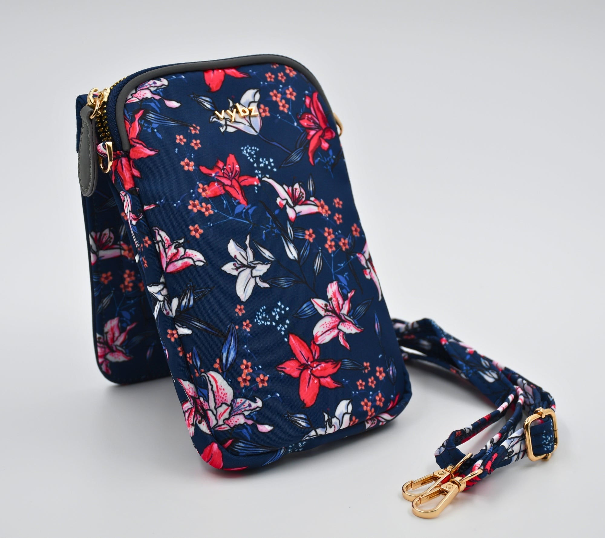 Vybz Magentic Pocket Pal Pro w/ Zippered Pocket & RFID Block and Removable/Adjustable Strap