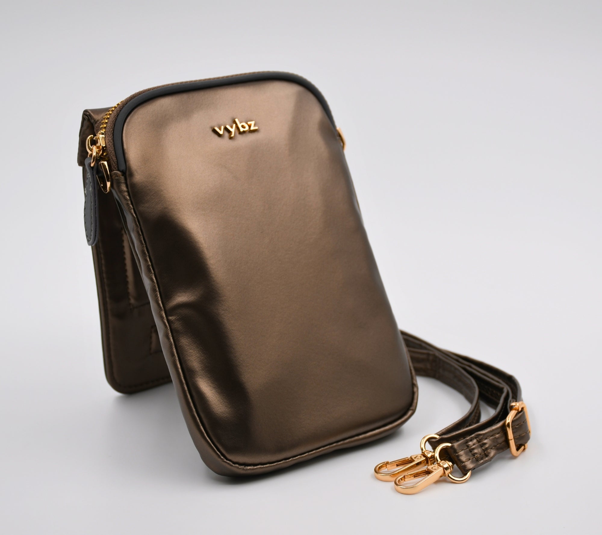 Vybz Magentic Pocket Pal Pro w/ Zippered Pocket & RFID Block and Removable/Adjustable Strap