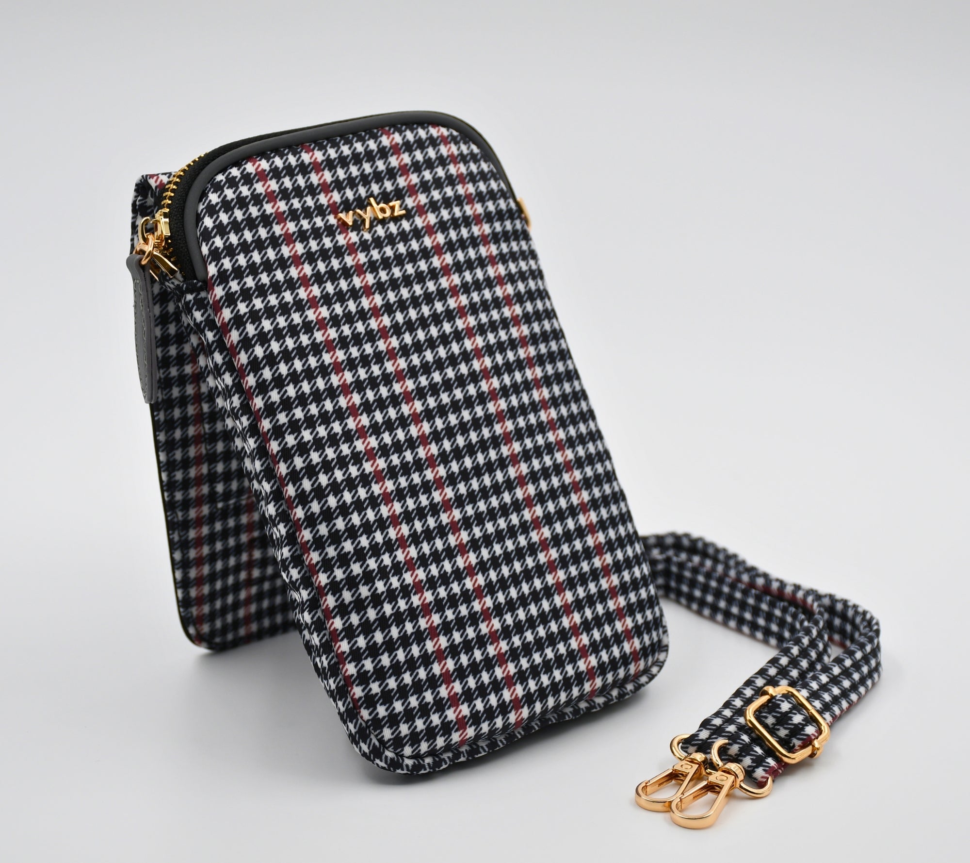 Vybz Magentic Pocket Pal Pro w/ Zippered Pocket & RFID Block and Removable/Adjustable Strap
